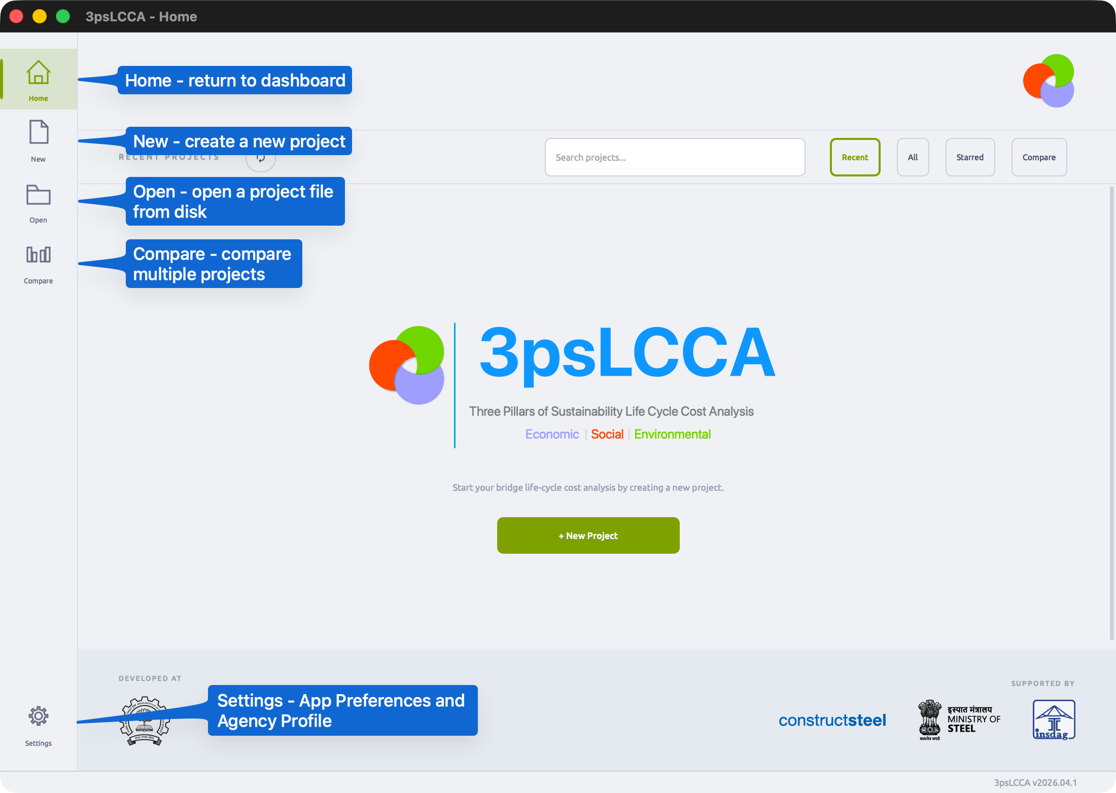 Left Sidebar - Annotated