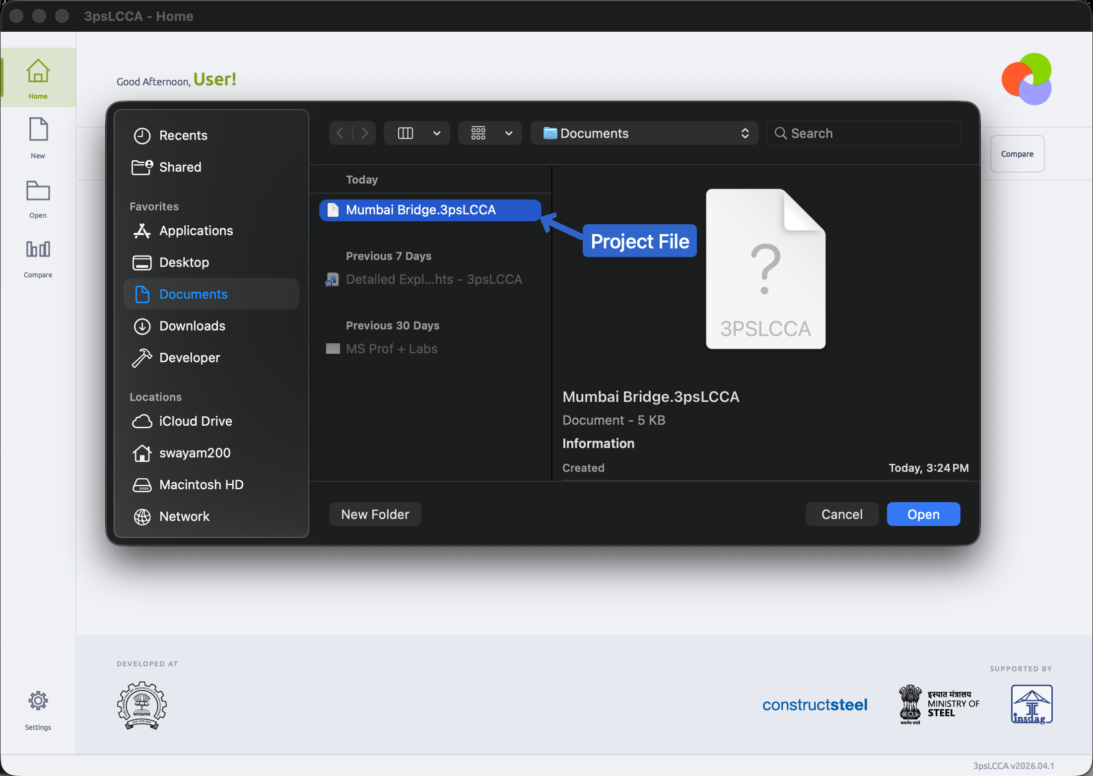 Open File Browser